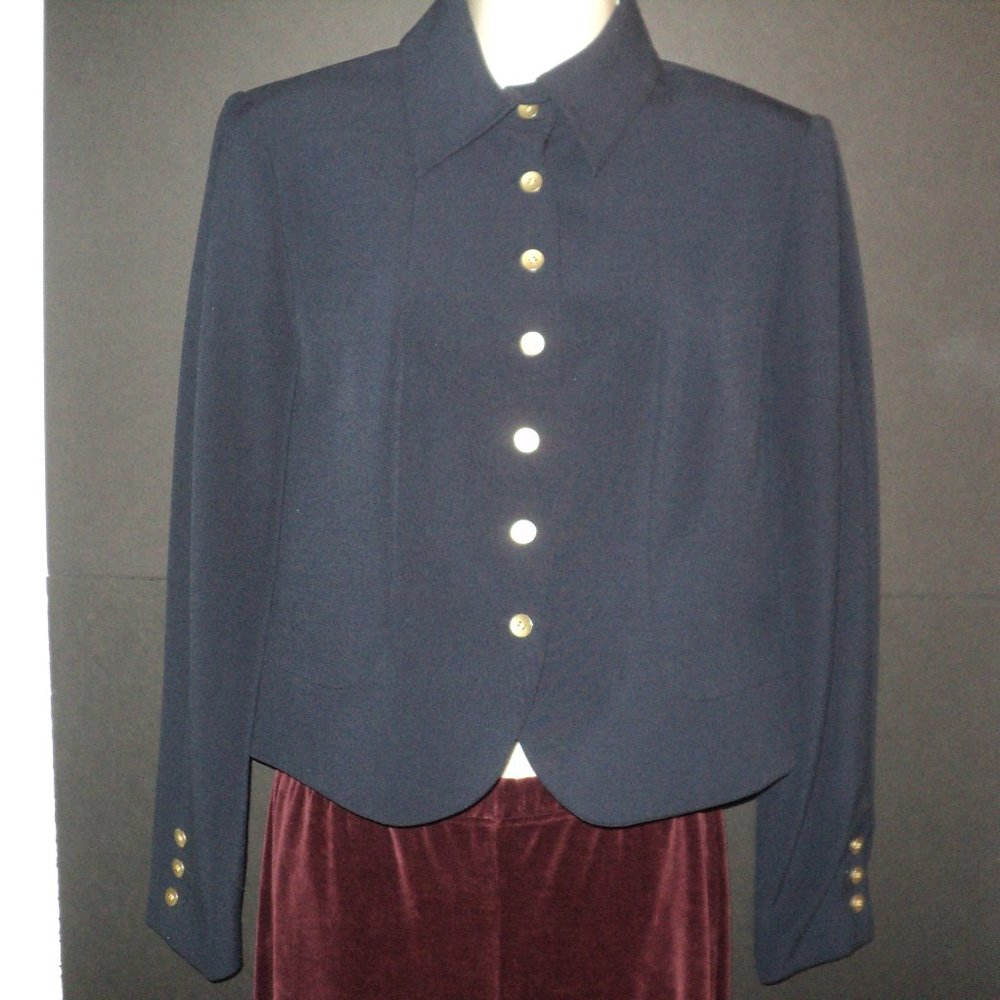 Philosophy by Republic Size 6 Blazer Dark Navy